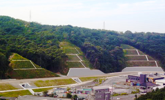 写真:第二阪和国道深日ランプ北地区改良他工事